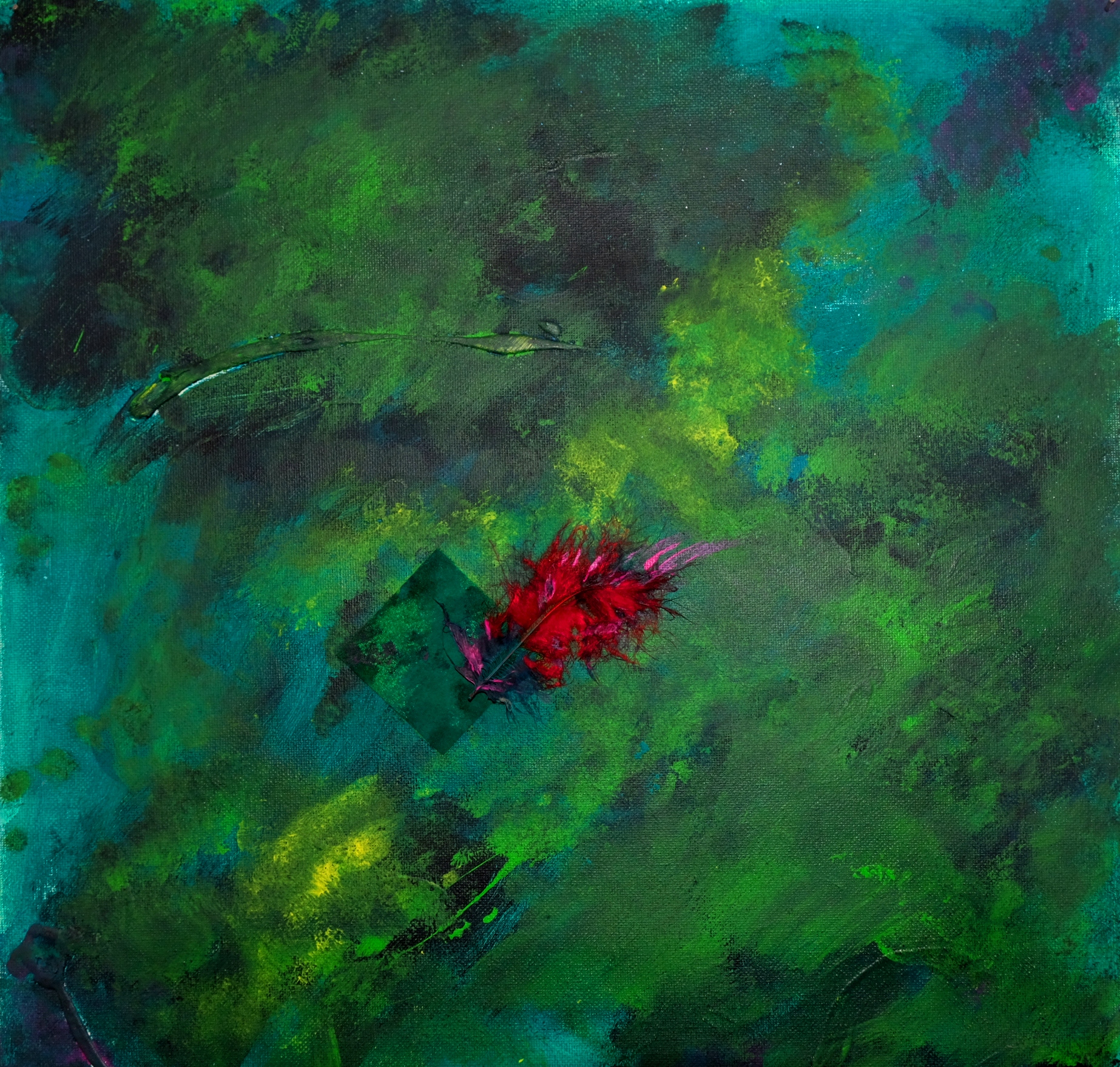 Illusion, 50 cm x 50 cm (Breite x Höhe)