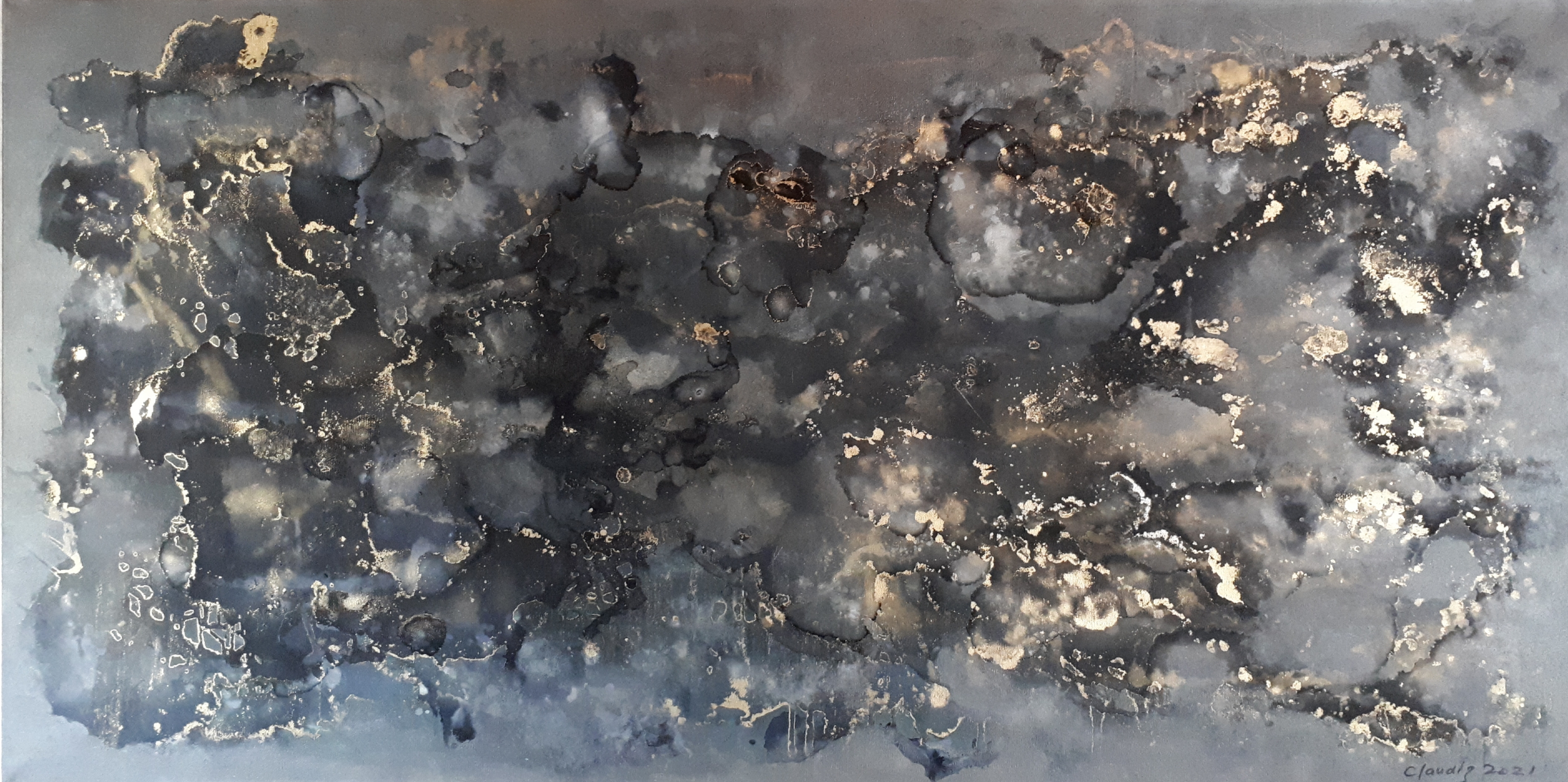 Midnight, 140 cm x 70 cm (Breite x Höhe)