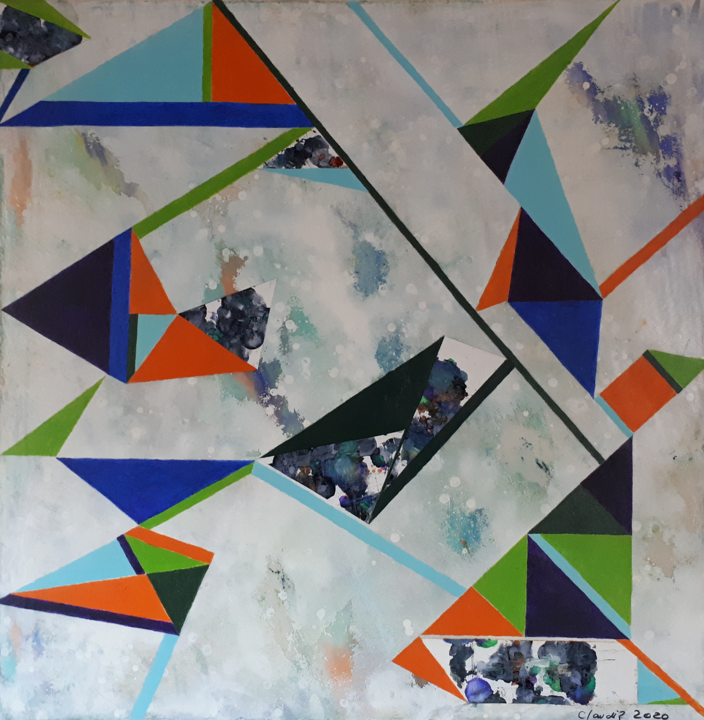 Symmetry, 100 cm x 100 cm (Breite x Höhe)