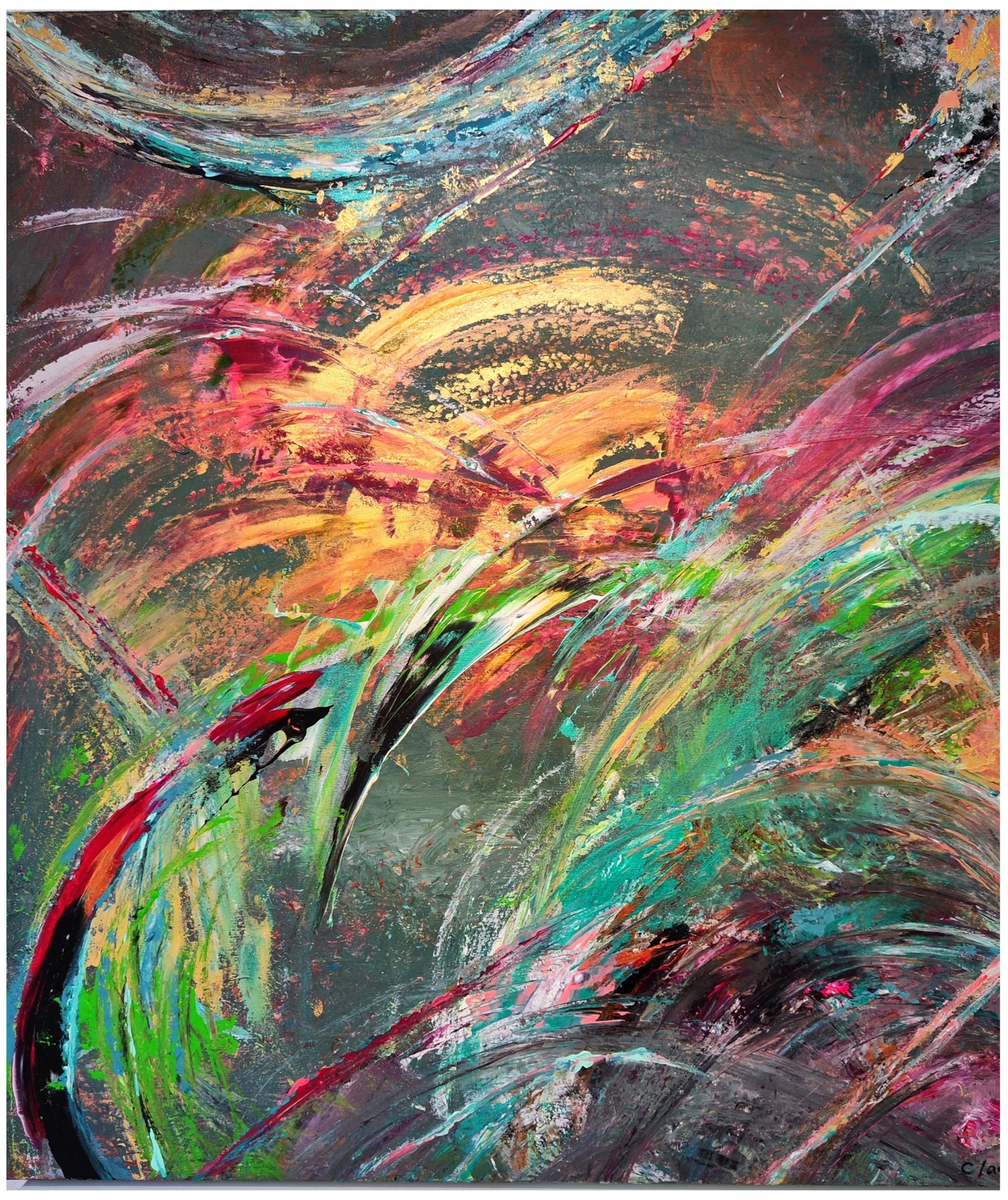 Twister, 100 cm x 100 cm (Breite x Höhe) 