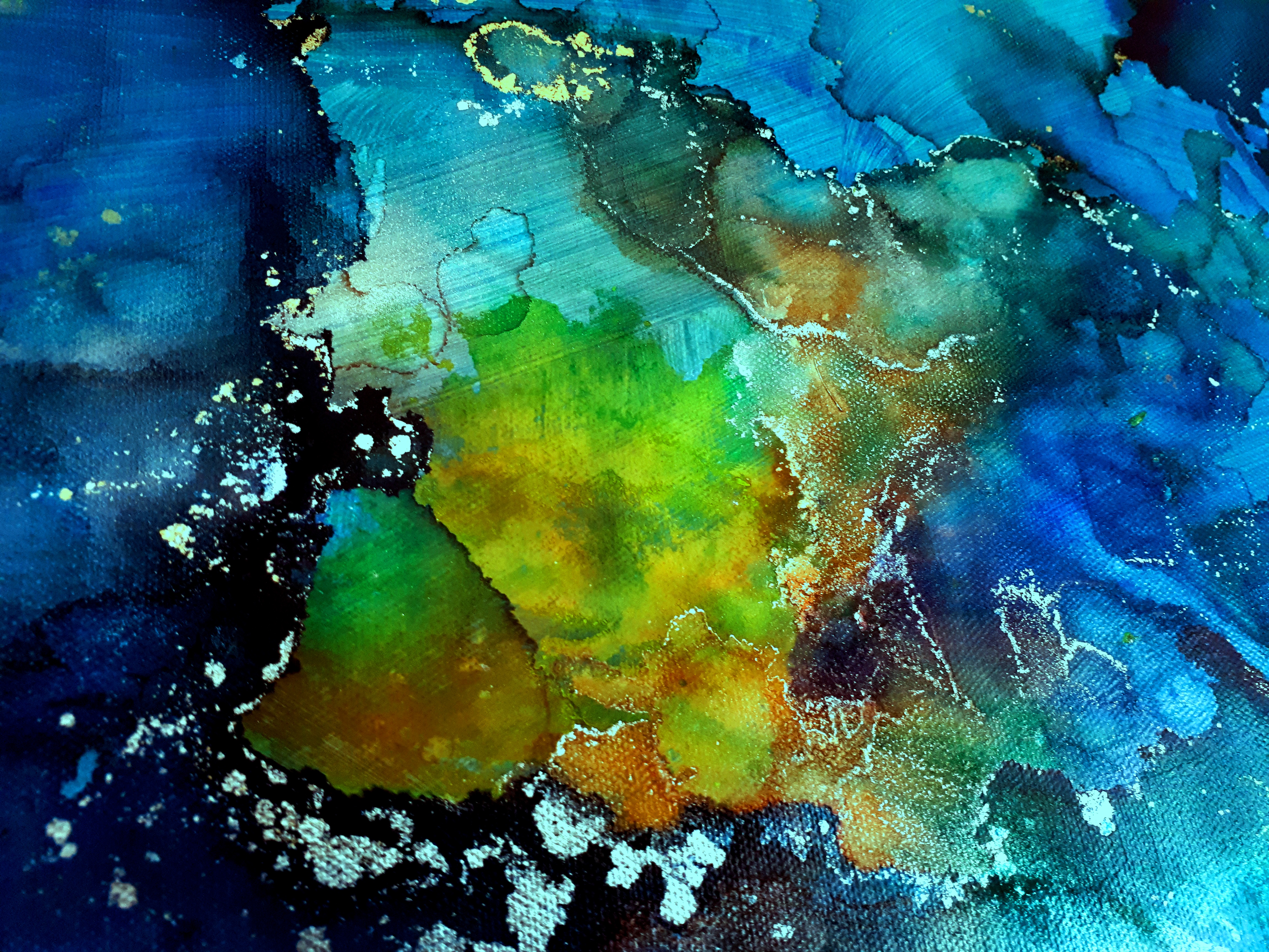 Vibrant Blue, Detailaufnahme
